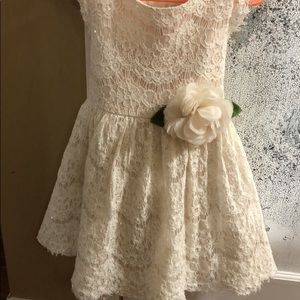 Ivory lace dress
